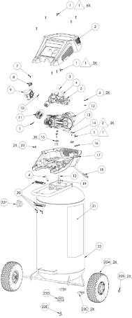 Coleman VLK1582609 Breakdown